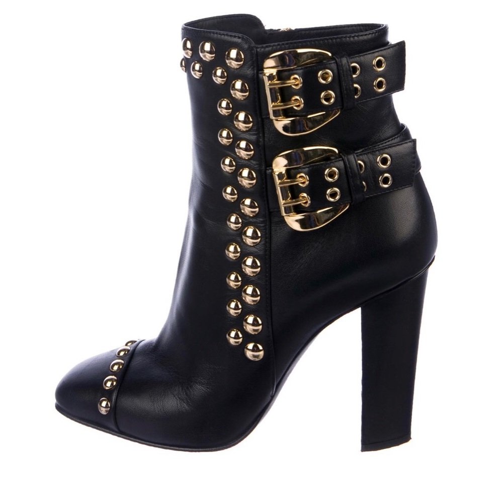 Black Studded Giuseppe Zanotti booties Sz 40